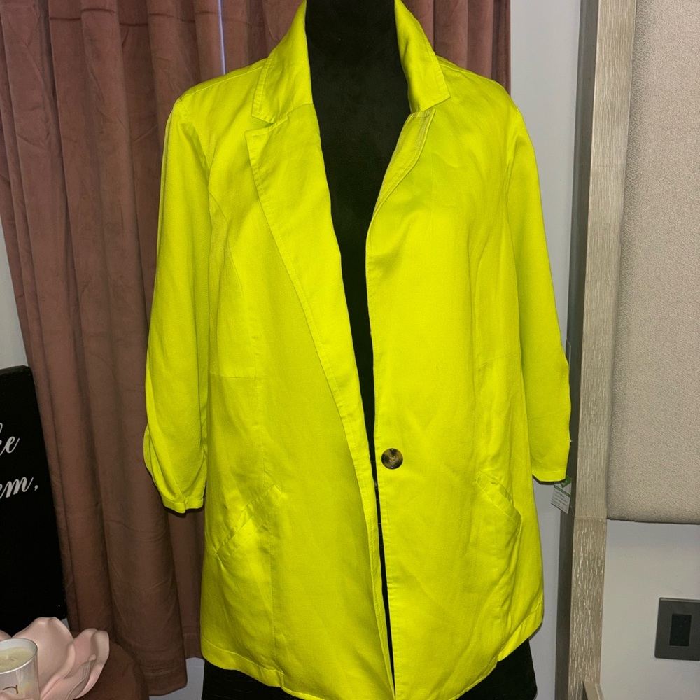 Torrid Bright Yellow Blazer